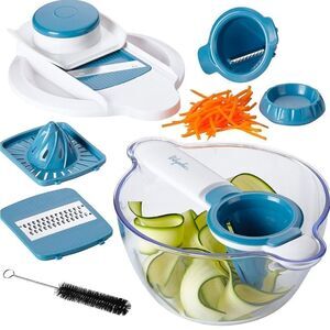 AYESHA 5 - in - 1 MANDOLINE & SPIRALIZER SET